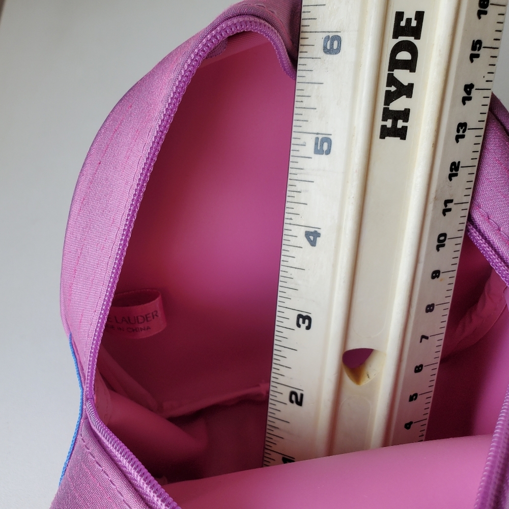 Estée Lauder | Pink Travel Cosmetics Makeup Pouch NWOT - Picture 10 of 11